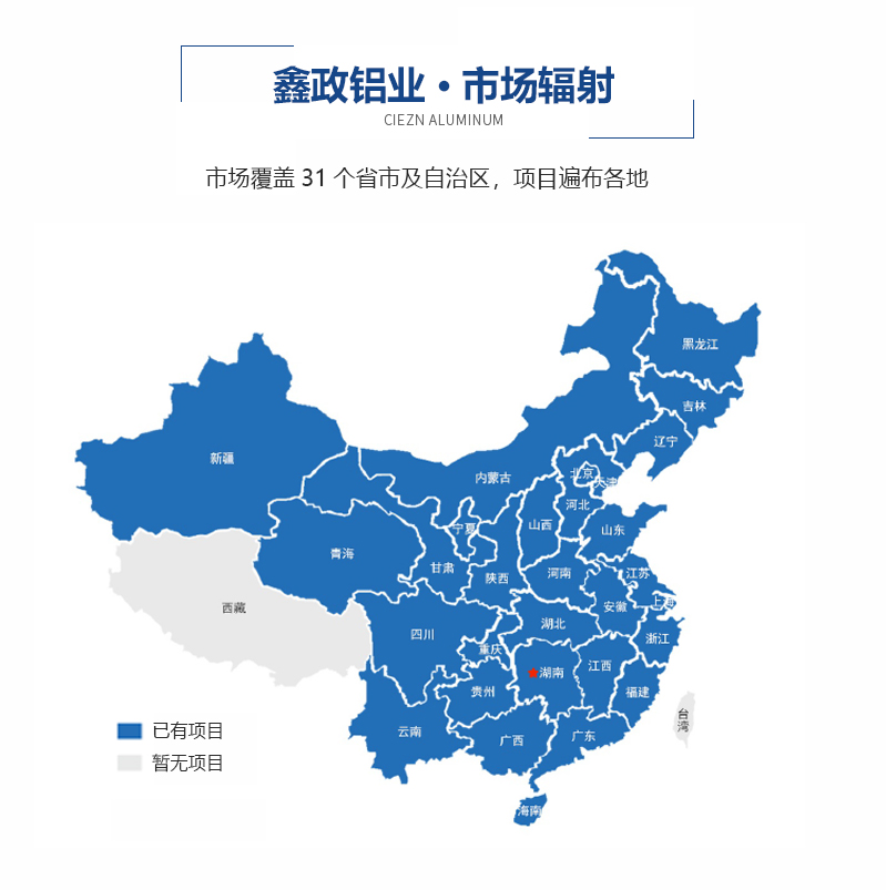 鋁模板生產(chǎn)廠家市場(chǎng)覆蓋